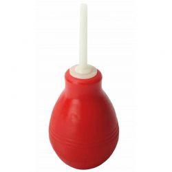 Enema bulb met rode balon
